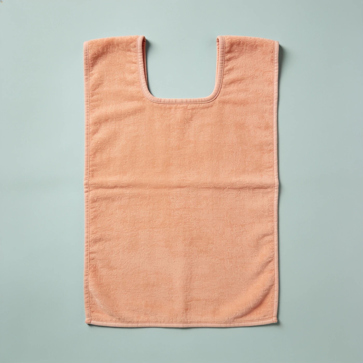 Neck Notch Salon Towel — Muted peach
